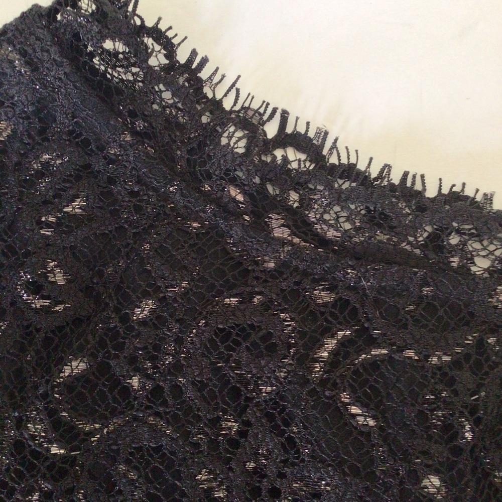 JOIE ANTONIA BLACK LACE BUTTON DOWN BACK TOP MEDIUM - Picture 14 of 14